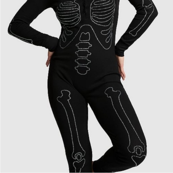 Victoria's Secret PINK Skeleton Pajamas - Picture 3 of 13